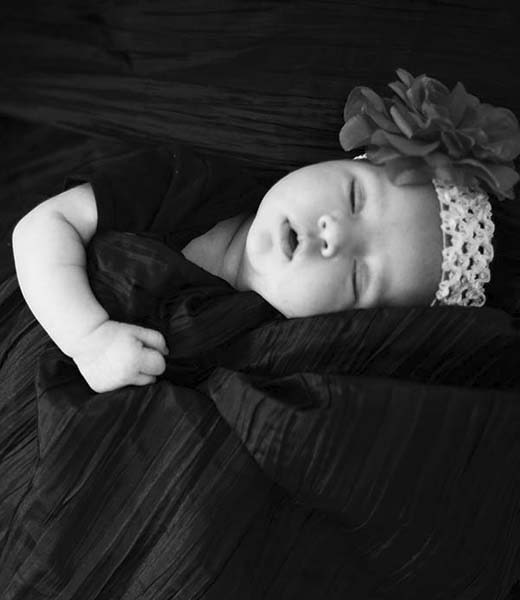 Sleeping Baby Fine Art Portrait By Homero Aleman Photography